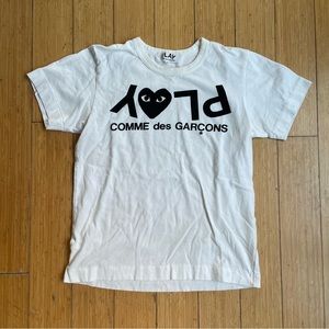 Comme des garçons PLAY logo Printed T-shirt